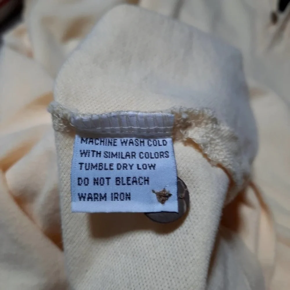 TOMMY BAHAMA MENS XL YELLOW COTTON SHORT SLEEVE POLO - Picture 6 of 7